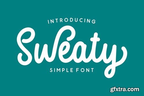 Sweaty - Bold Script Font