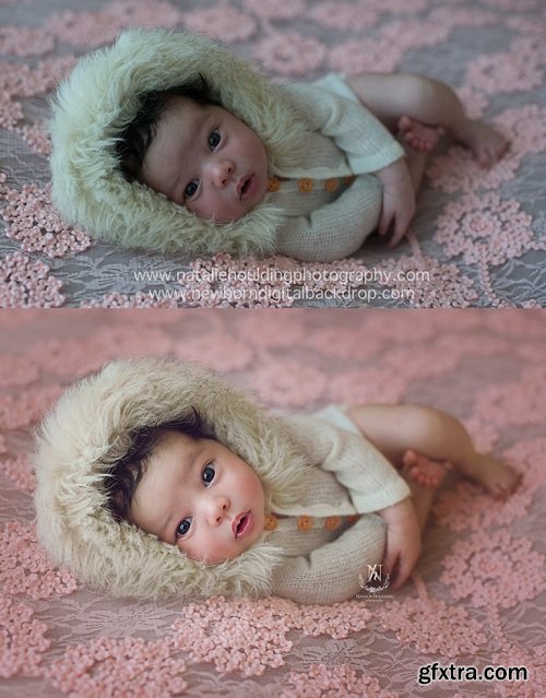 NewbornDigitalBackdrop - The Complete Set Photoshop Actions v2