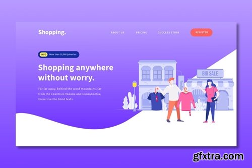 Shopping - Landing Page Template