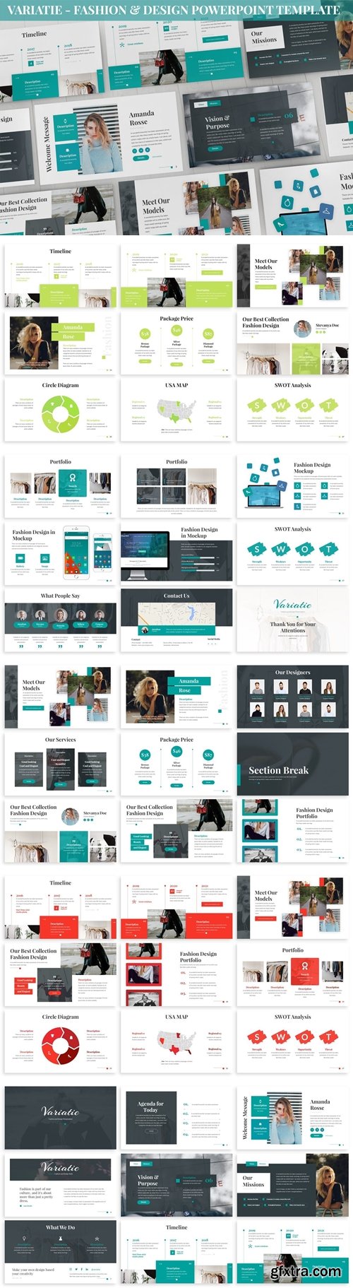 Variatie - Fashion & Design Powerpoint Template