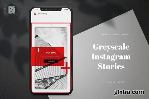 Greyscale Instagram Stories Banners