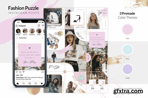 Fashion Puzzle - Instagram Posts