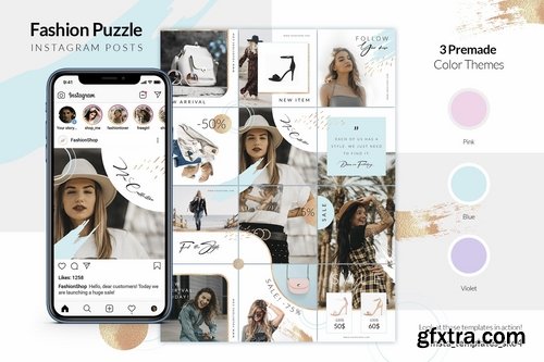 Fashion Puzzle - Instagram Posts