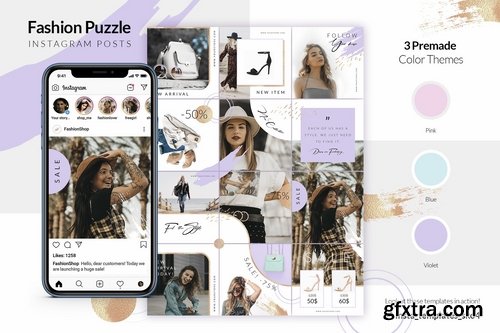 Fashion Puzzle - Instagram Posts