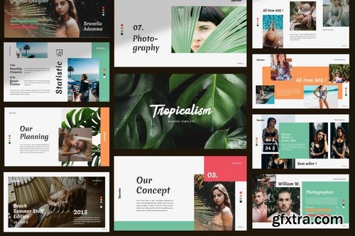 Tropicalism Creative - Powerpoint Google Slides and Keynote Templates