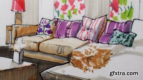 CreativeLive - Draw like an Interior Designer