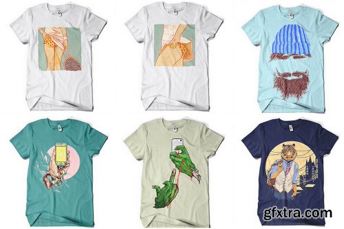 DealJumbo 100 Artistic T-Shirt Designs