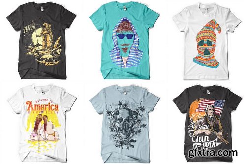 DealJumbo 100 Artistic T-Shirt Designs