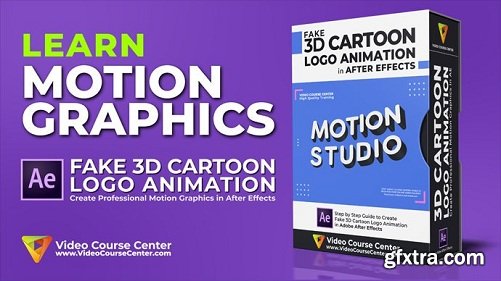 Motion Graphics: Create Fake 3D Cartoon Logo Animation in After Effects