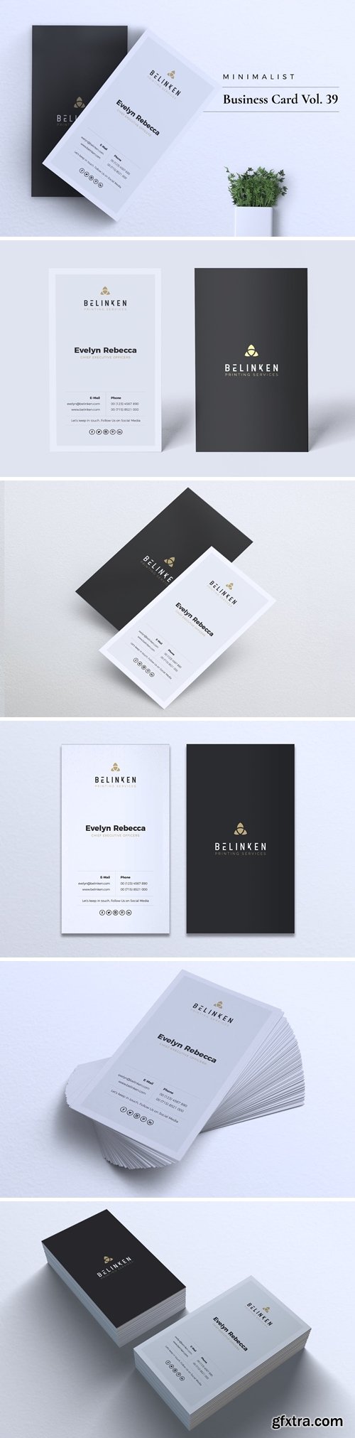 Minimalist Business Card Vol. 39