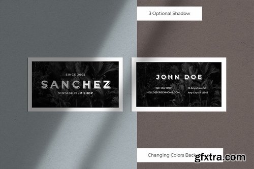 Realistic Business Card Mockup