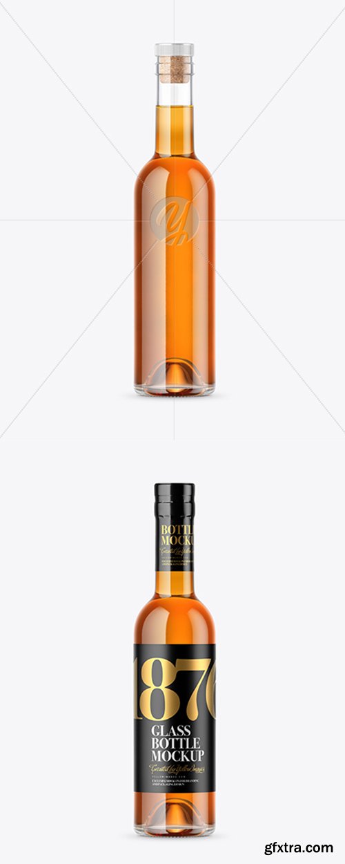 Cognac Bottle Mockup 42801