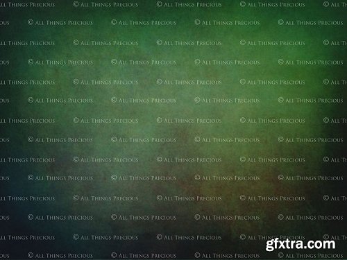 10 Digital GREEN Overlays / Textures Set 2