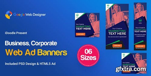 CodeCanyon - C64 - Business, Corporate Banners GWD & PSD - 23957052