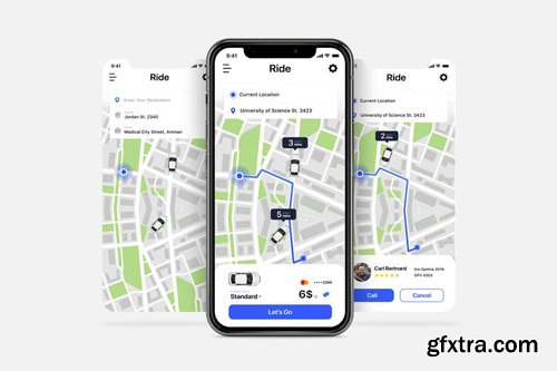 Ride Book UI pages