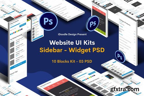 Website Widgets - Sidebar UI Kits
