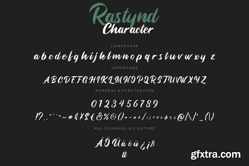 Rastynd Script Bold Modern