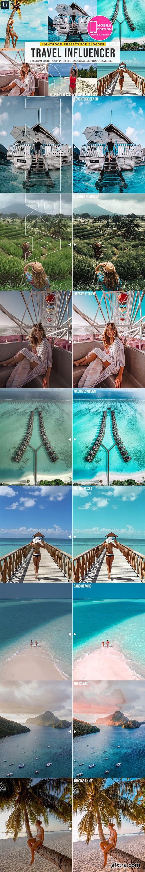 CreativeMarket - Travel Influencer Lightroom Presets 3855810