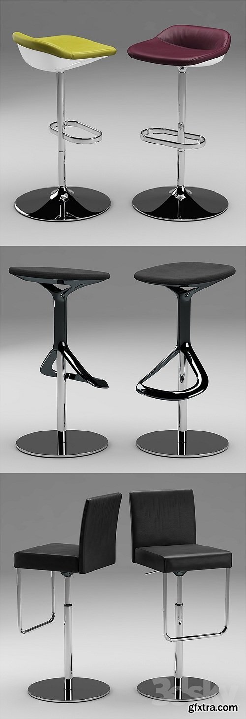 Stools walter knoll, Jason, Turtle, Lox