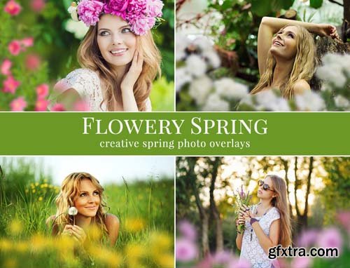 Spring Photo Overlay Bundle: Bunnies, Magnolia, Butterflies, Lilacs, trees + more!