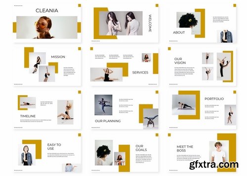 Cleania - Powerpoint Template by aqrstudio on Envato Elements