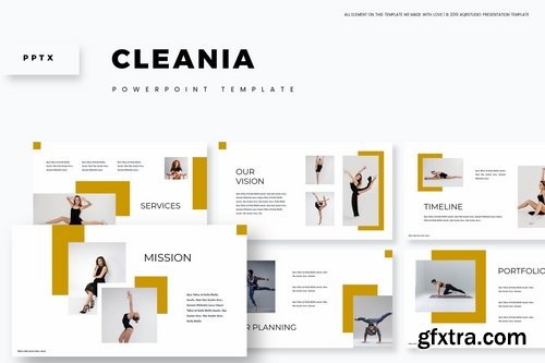 Cleania - Powerpoint Template by aqrstudio on Envato Elements