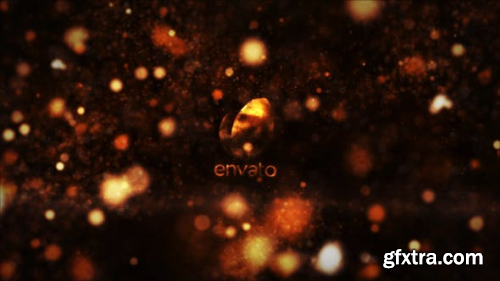 VideoHive Gold Particles Logo Reveal 23974624