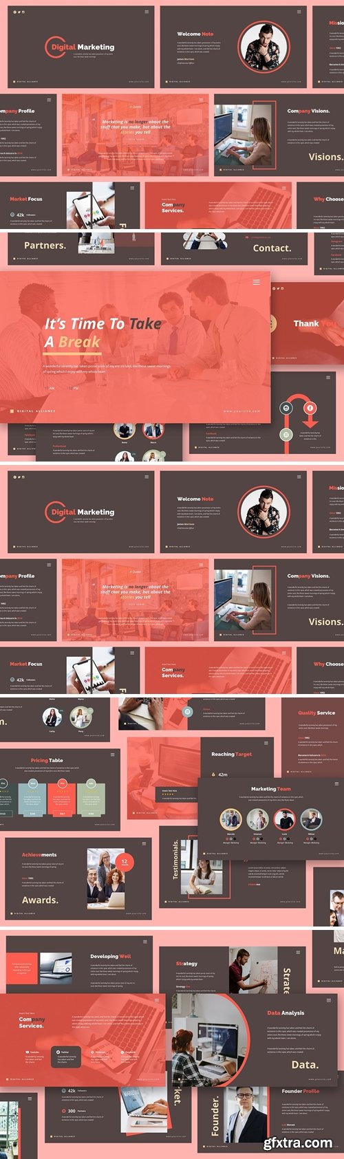 Digital Marketing Powerpoint Template