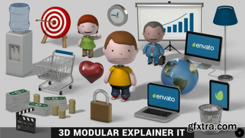 VideoHive 3D Modular Explainer Kit 9286580