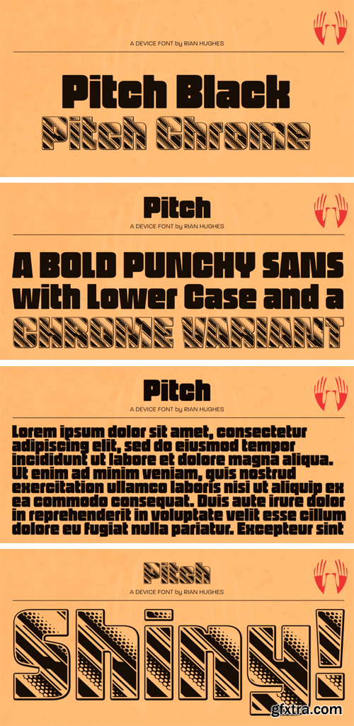 Pitch Font Family