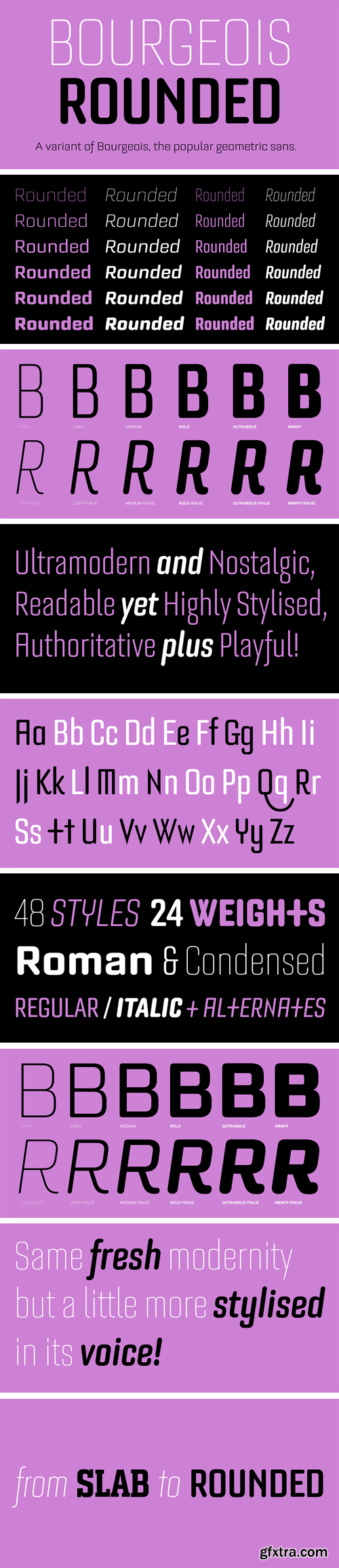 Bourgeois Rounded Font Family