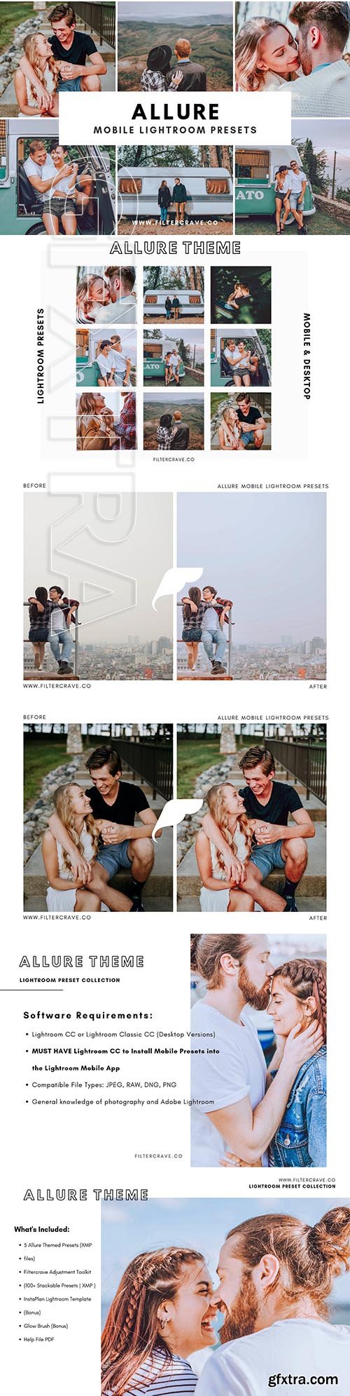 CreativeMarket - Allure Moblile Lightroom Presets 3597713