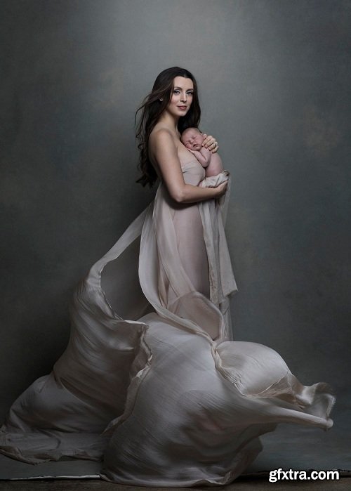 Lola Melani Academy - The Signature Retouching Series: Mom and Baby in Fabrics