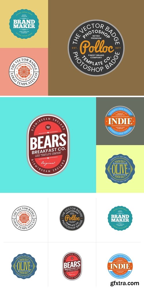 Logo Badge Templates V.02