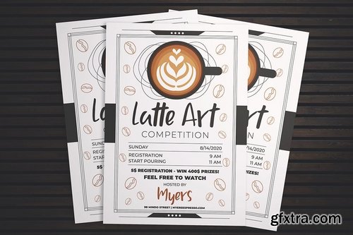 Latte Art Competition Flyer