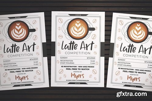 Latte Art Competition Flyer