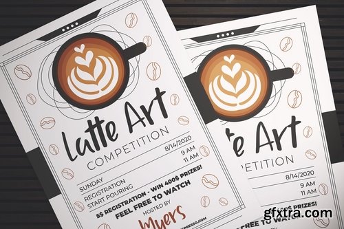 Latte Art Competition Flyer