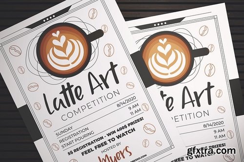 Latte Art Competition Flyer