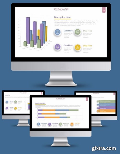 Chart Infographics - Powerpoint and Keynote Templates