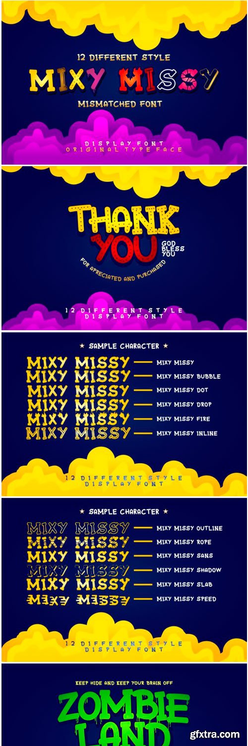 Mixy Missy Font