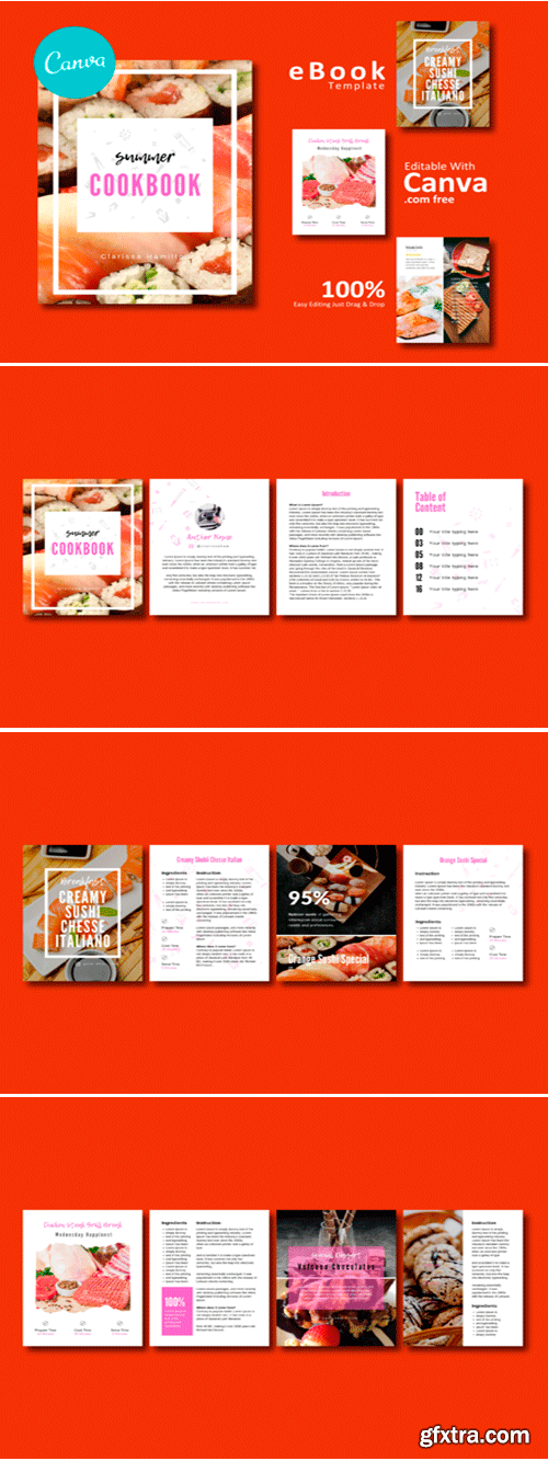 Recipe EBook Canva Template 1506211