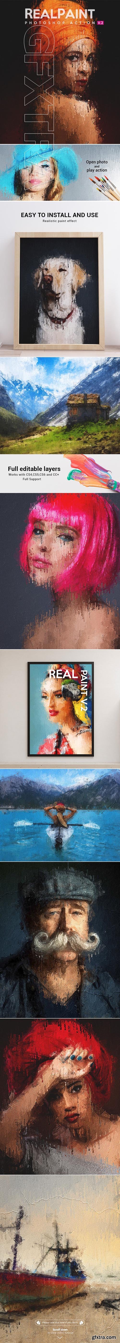 GraphicRiver - Real Paint V.2 - Photoshop Action 23951125