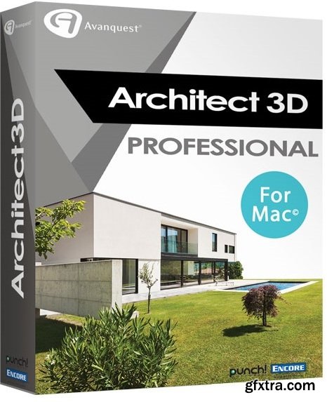 Avanquest Architect 3D Professional 2017 Mac 19.0.8