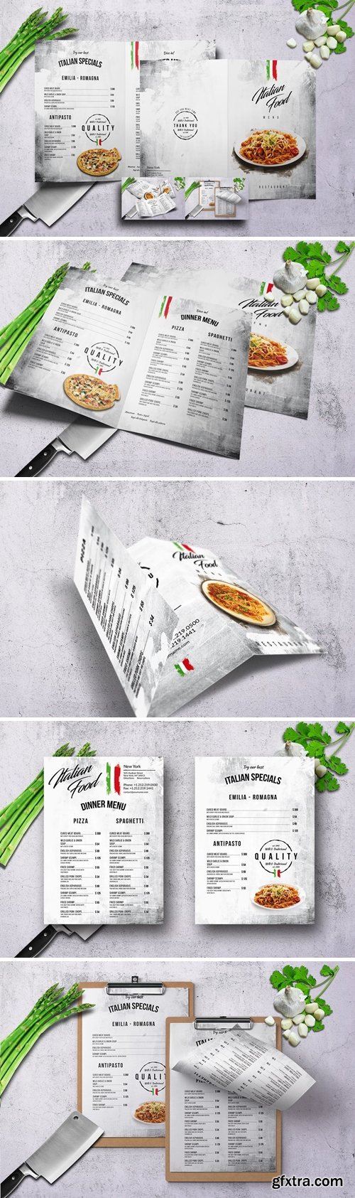 Italian Food Menu Bundle V2