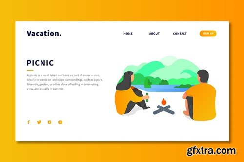 Picnic - Landing Page Template