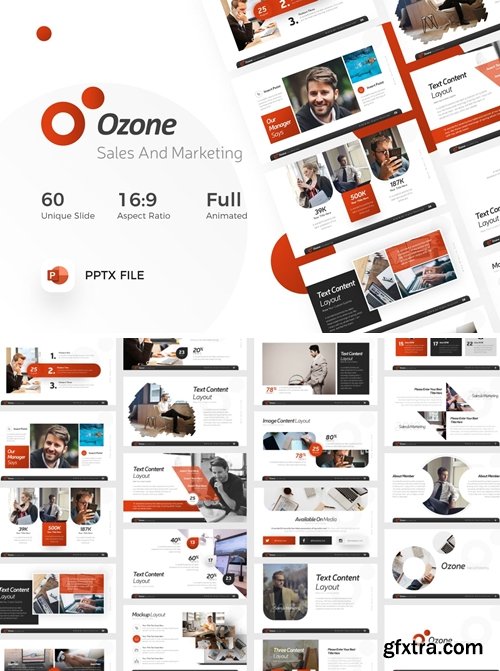 GraphicRiver - Ozone Sales & Marketing PowerPoint Presentation Template 22355842