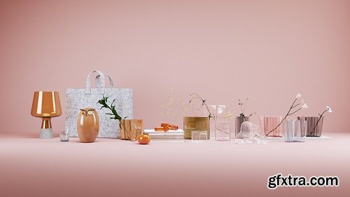 Iittala Accessories Set 3d Model