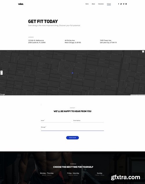 Fitness Club Sports Activity and Event Template