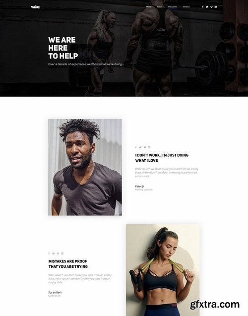 Fitness Club Sports Activity and Event Template