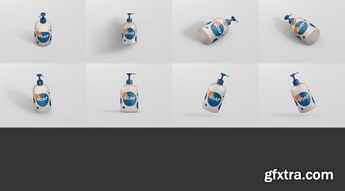 Soap Dispenser Mockup Big Size